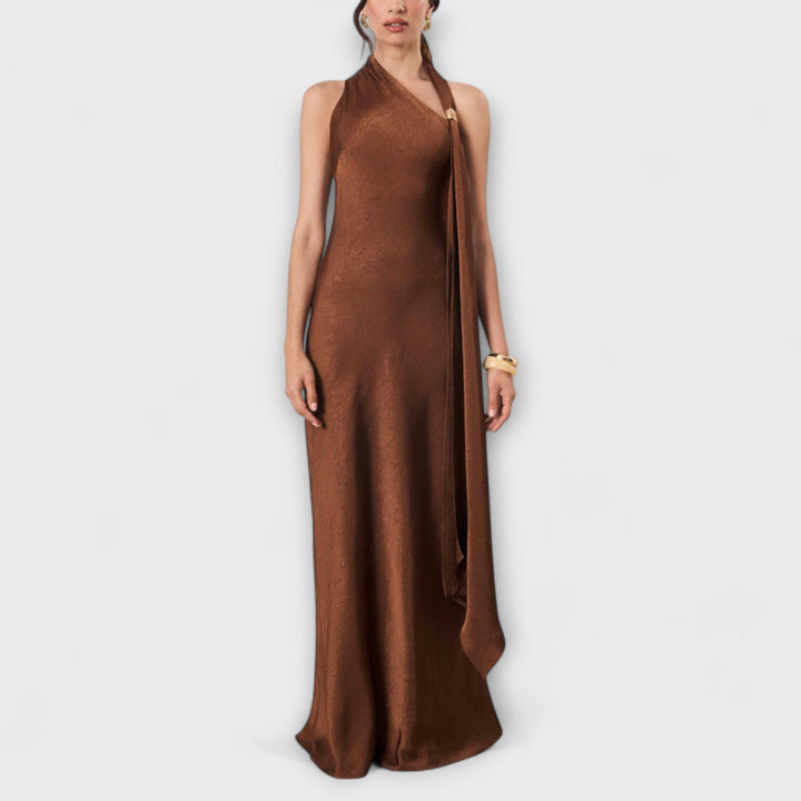 Azura - Vestido Maxi Chic en Satén