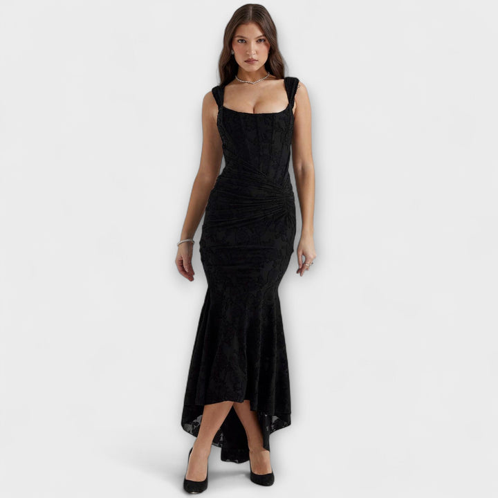 Renske - Vestido Largo con Corsé Elegante y Refinado