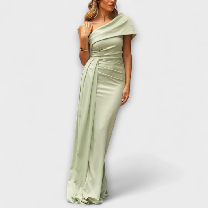 Bellamy - Vestido Maxi Elegante con Tirante en un Hombro