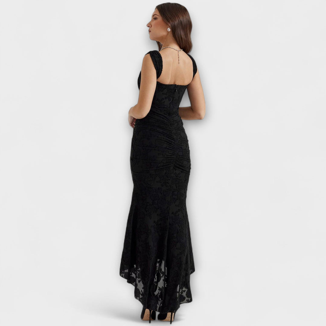 Renske - Vestido Largo con Corsé Elegante y Refinado