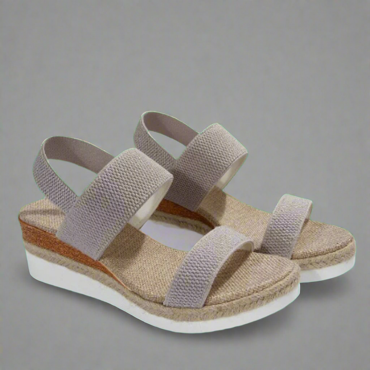 Alessia | Sandalias de Plataforma Negras