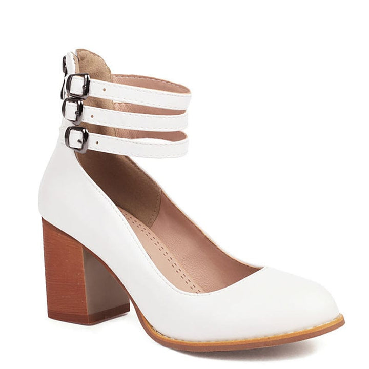 Ariana | Tacones de Triple Hebilla