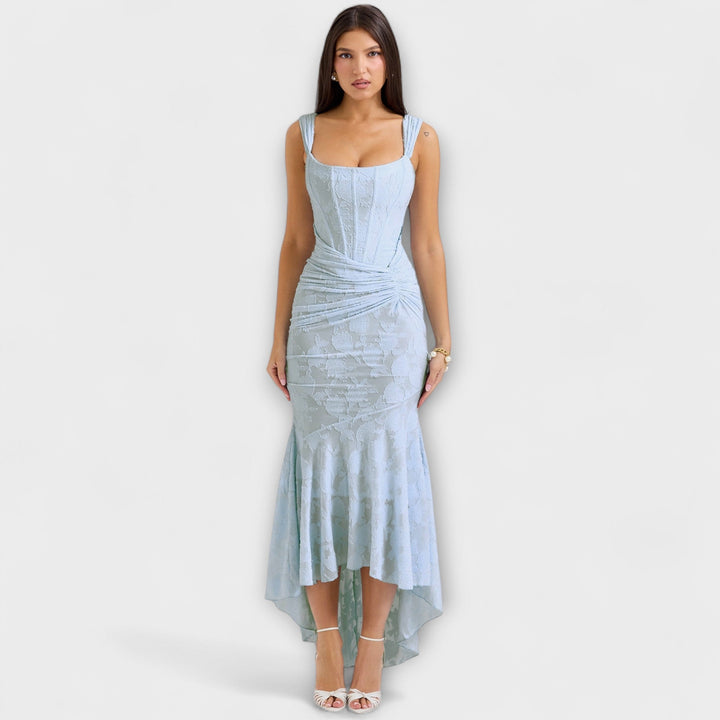 Renske - Vestido Largo con Corsé Elegante y Refinado