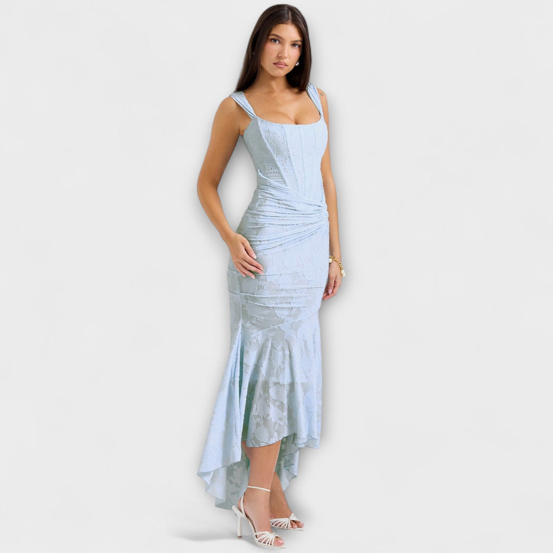 Renske - Vestido Largo con Corsé Elegante y Refinado