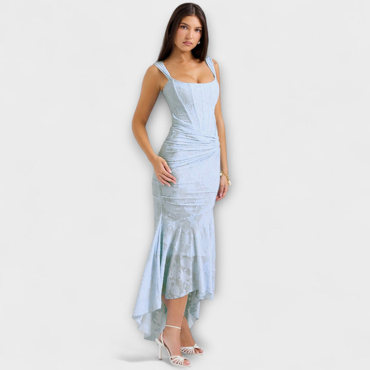 Renske - Vestido Largo con Corsé Elegante y Refinado
