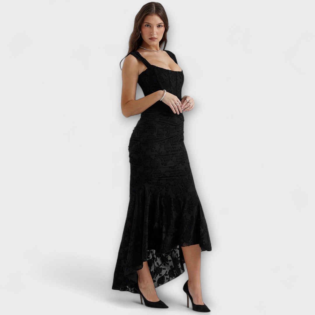 Renske - Vestido Largo con Corsé Elegante y Refinado