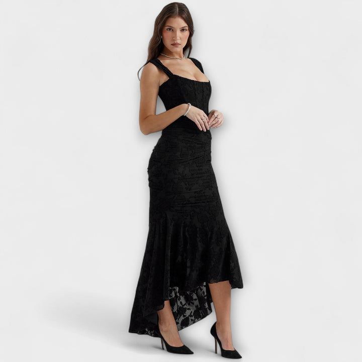 Renske - Vestido Largo con Corsé Elegante y Refinado