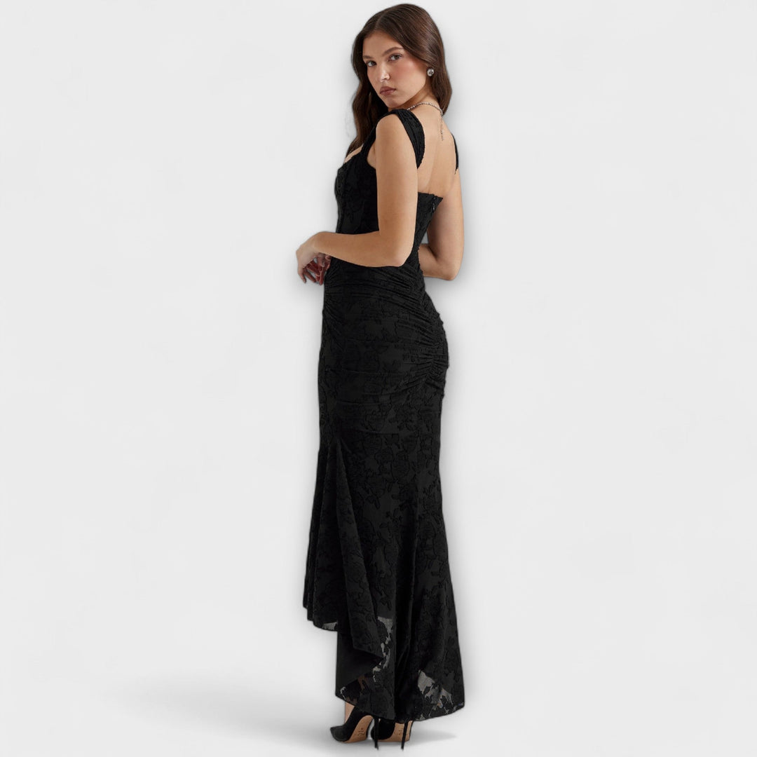 Renske - Vestido Largo con Corsé Elegante y Refinado