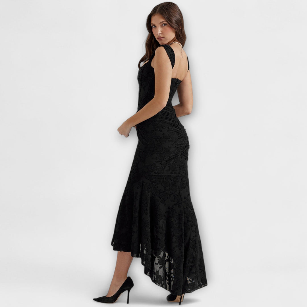 Renske - Vestido Largo con Corsé Elegante y Refinado
