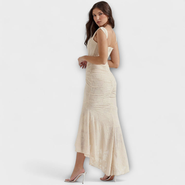 Renske - Vestido Largo con Corsé Elegante y Refinado