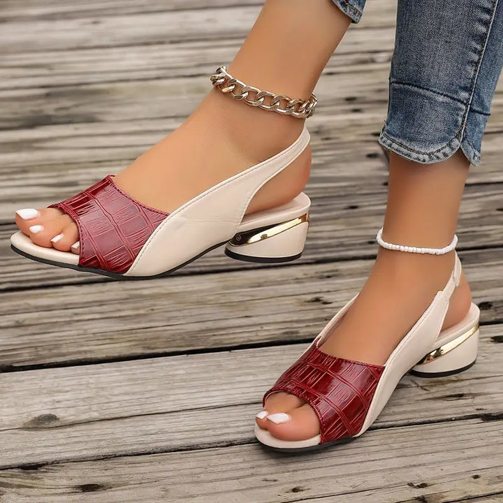 Whitney | Sandalias Elegantes de Cuero Ortopédicas™