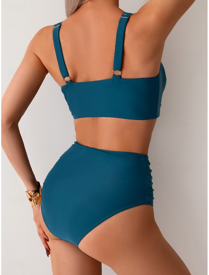 Shirley - Bikini de Tela Fruncida