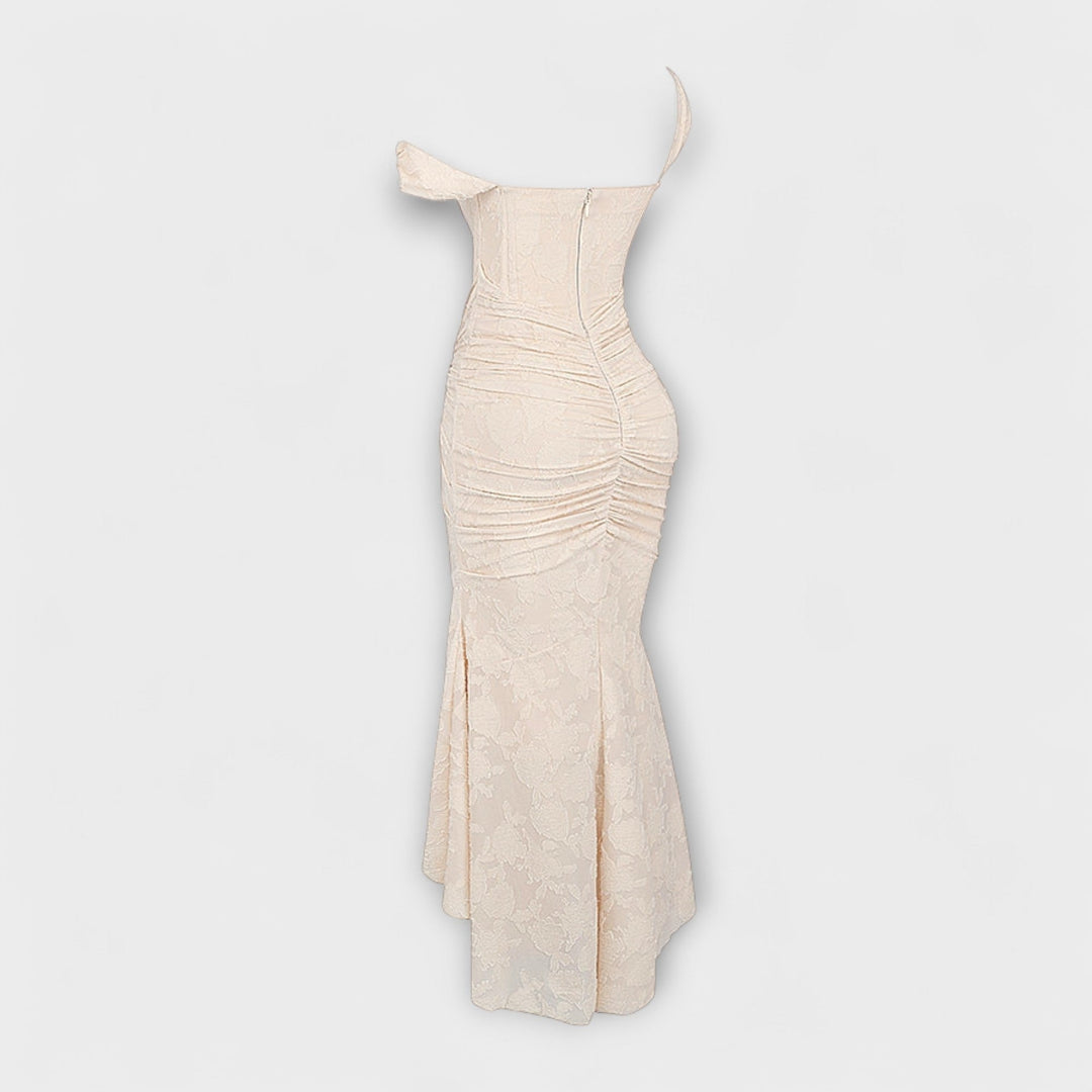 Renske - Vestido Largo con Corsé Elegante y Refinado