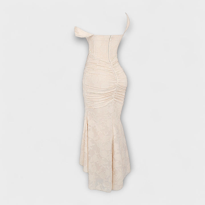 Renske - Vestido Largo con Corsé Elegante y Refinado