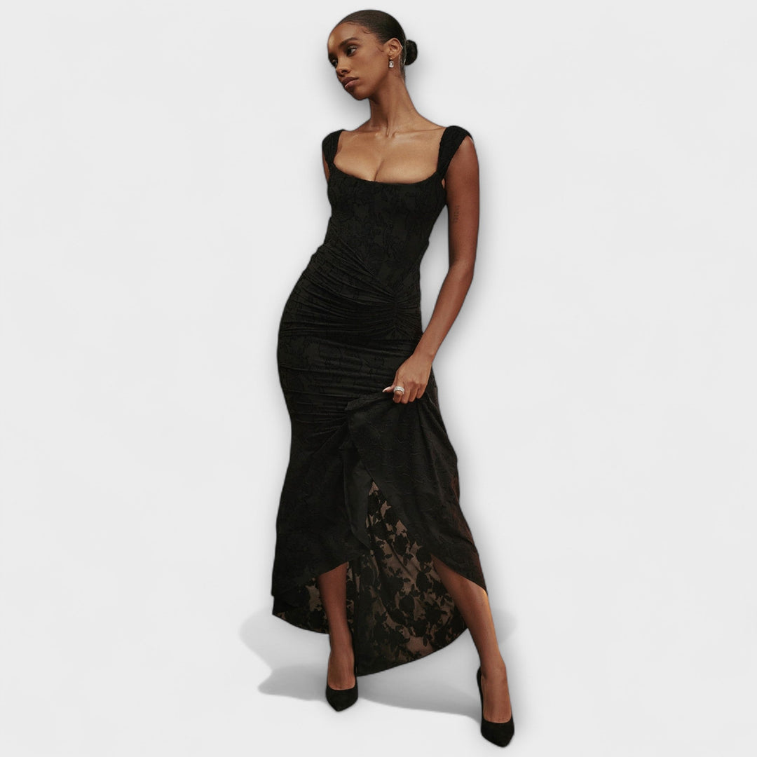Renske - Vestido Largo con Corsé Elegante y Refinado