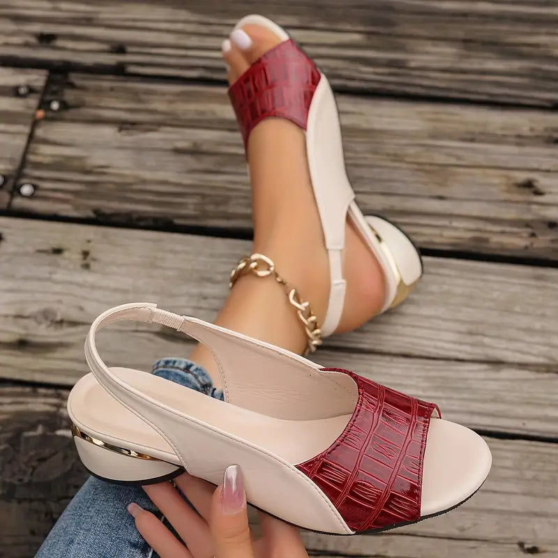 Whitney | Sandalias Elegantes de Cuero Ortopédicas™
