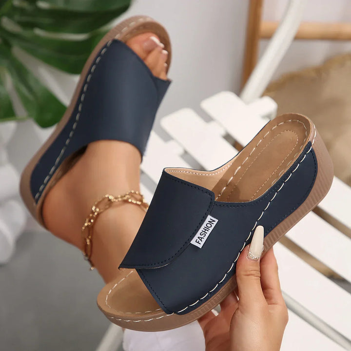 Selene | Sandalias de Tacón Wedge Ortopédicas™
