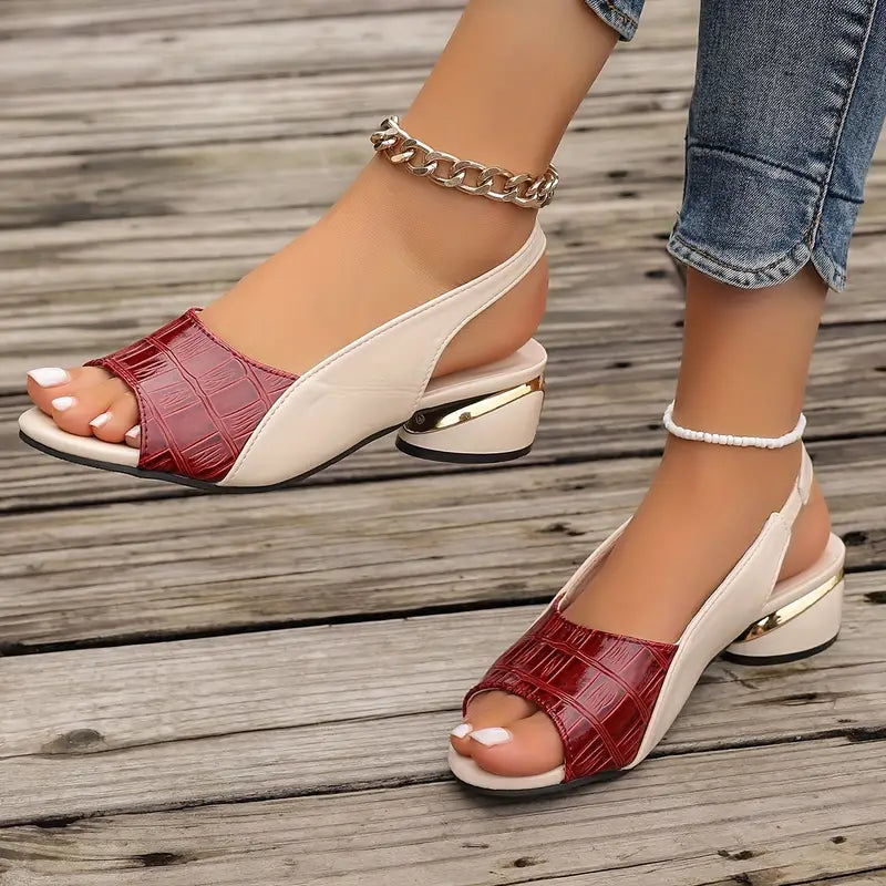 Whitney | Sandalias Elegantes de Cuero Ortopédicas™